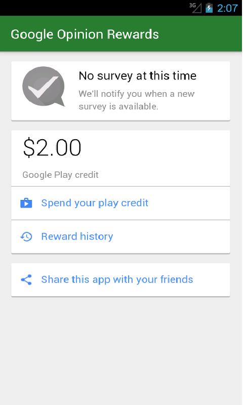 Google Opinion Rewards  v20151016图3