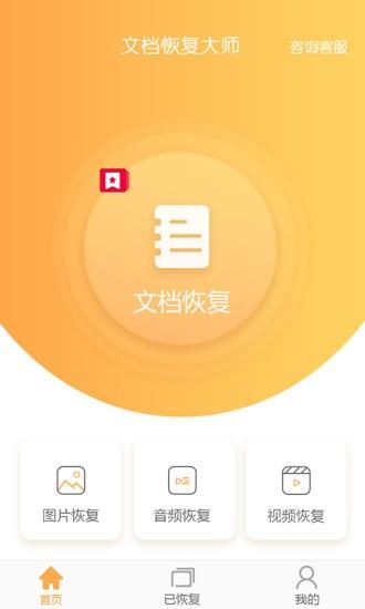 文档恢复大师  v1.5.1图1