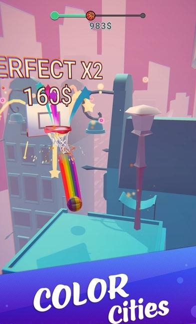 Color Dunk 3D(彩色灌篮3D)