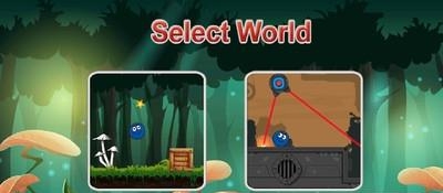 蓝色的球滚  v1.1图1