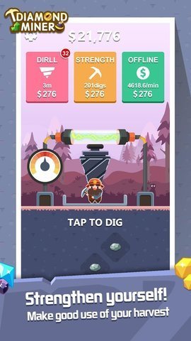 Diamond Miner(钻石矿工挖宝者)  v1.0图5