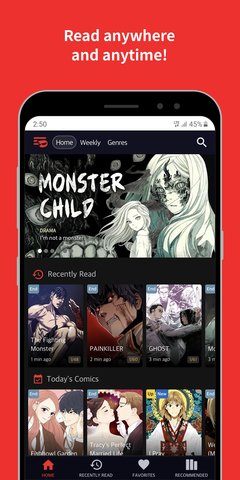 Toomics玩漫中文版  v1.0.3图1