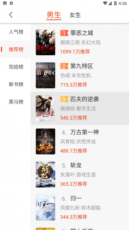 桔子免费小说  v1.0图2