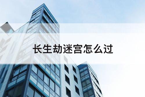 长生劫迷宫怎么过