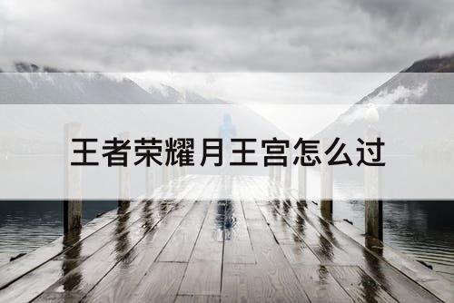 王者荣耀月王宫怎么过