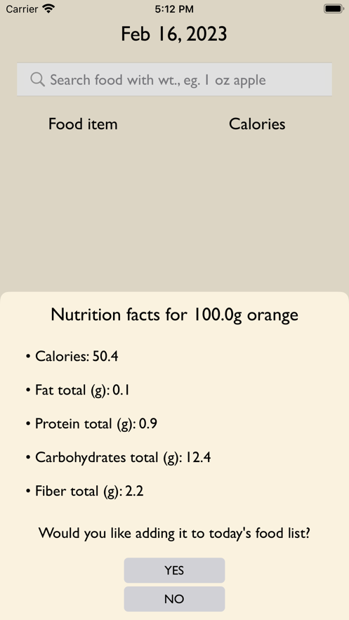 食物追踪器下载安装  v1.0图3